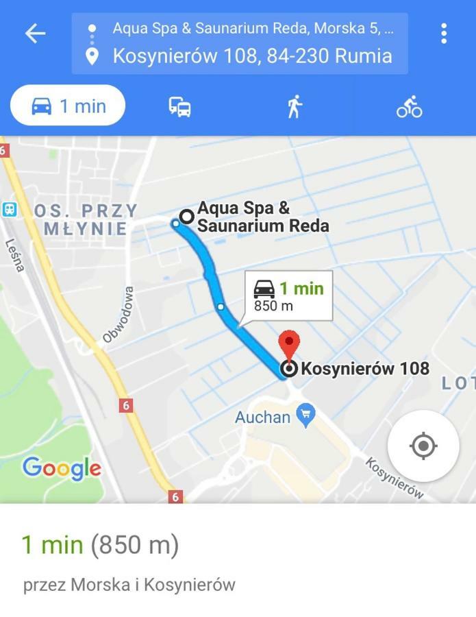Apartament Przy Aquaparku W Redzie Rumia Esterno foto